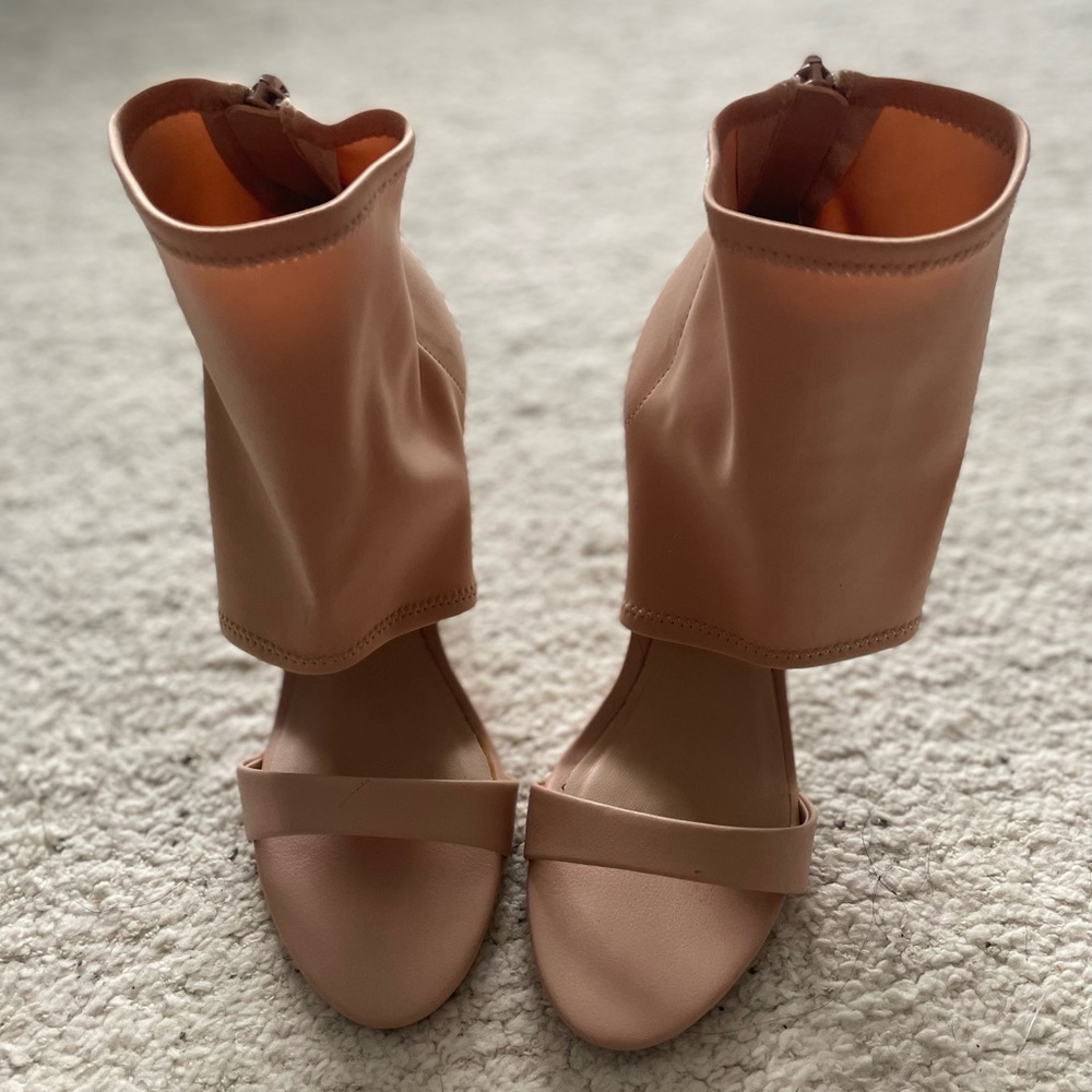 ALDO sock heel boot-sandals